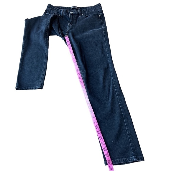 Levi’s Women’s Mid Rise Skinny 5 Pocket Black Denim Jeans, Size 8 - Picture 12 of 12